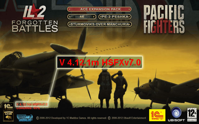 Switch to IL-2 version 4.12.1 + HSFX7